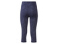 Leggings bleu marine à imprimé zèbre.