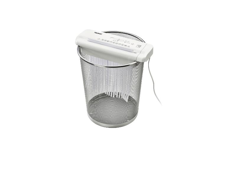 Déchiqueteuse Tronik avec bac en métal.