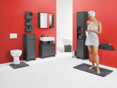 LIVARNO home Armoire haute de salle de bains Oslo, anthracite