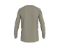 T-shirt à manches longues gris-vert pour homme, vue de dos