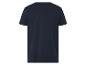 T-shirt bleu marine à manches courtes.