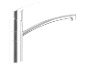 Robinet de cuisine moderne en acier inoxydable.