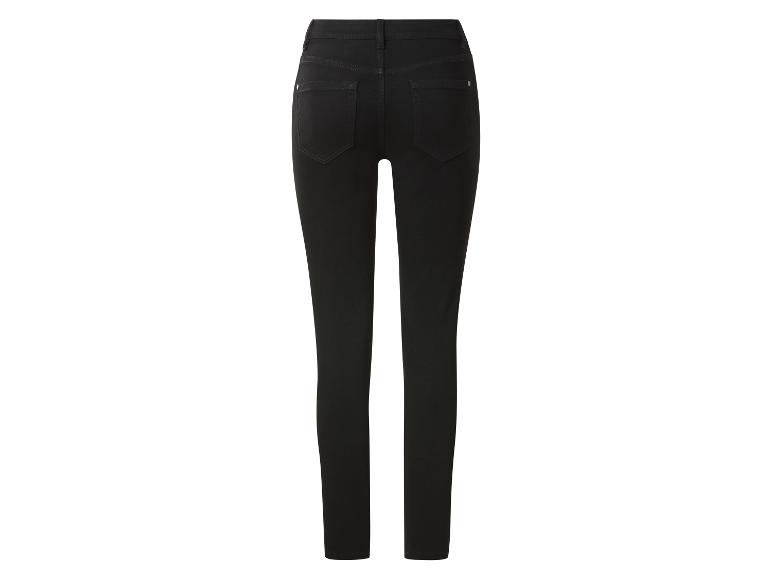 Jean skinny noir pour femme, vue arrière