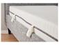 Matelas en mousse avec housse grise