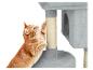 Un chat griffe un griffoir.