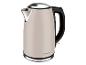Bouilloire SilverCrest beige avec détails acier inoxydable.