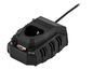 Un chargeur de batterie noir Parkside pour batterie X12V Team.