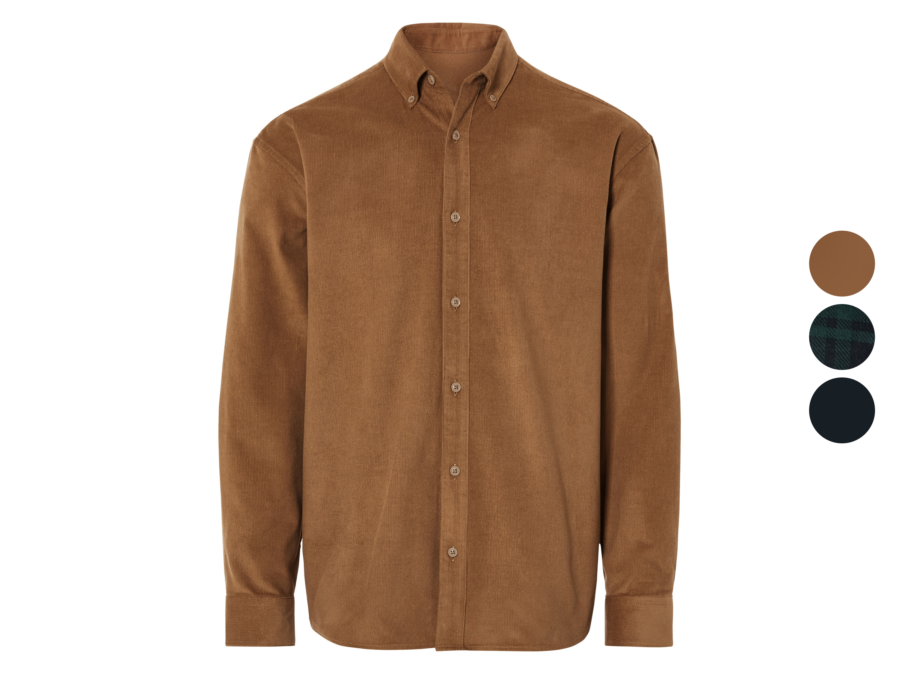 LIVERGY® Chemise en velours côtelé homme
