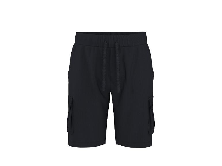 Shorts cargo foncés pour homme avec cordon de serrage à la taille