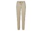 Pantalon de jogging beige clair à cordon de serrage.