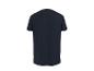 T-shirt bleu foncé à manches courtes, vue de dos
