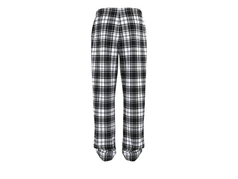 Pantalon à carreaux noir et blanc