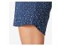 Shorts et haut en jersey à pois bleu marine.