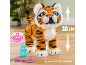 Tigre en peluche interactif de 38 cm de hauteur avec deux accessoires