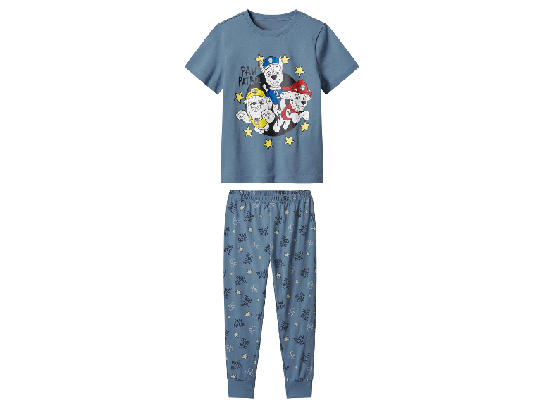 Pyjama Pat' Patrouille pour garçon, avec t-shirt et pantalon.