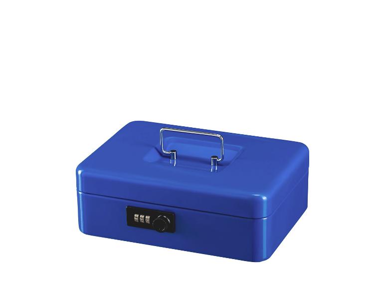 Monnayeur bleu BURG WÄCHTER Money Code 5025 avec serrure à combinaison.