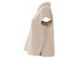 Chemise beige à manches courtes, style décontracté.