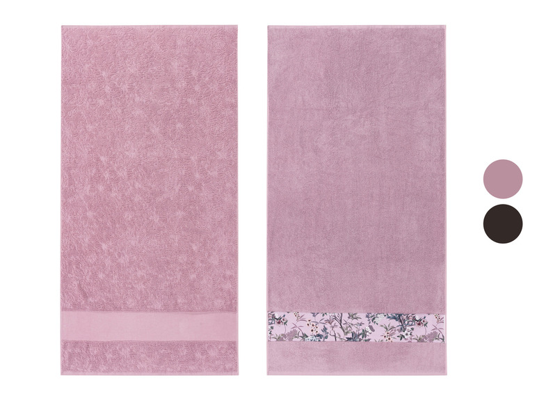 LIVARNO home Drap de bain en éponge, 70 x 140 cm