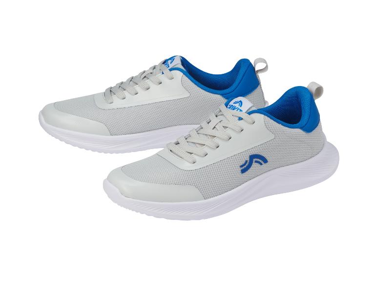 Pair de baskets Crivit grises et bleues.