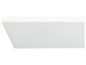 Plafonnier blanc avec éclairage LED intégré.