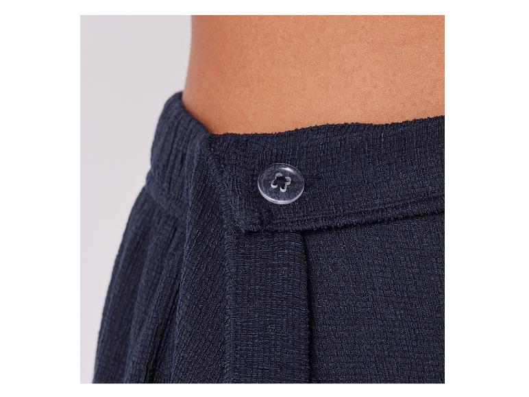 Jupe Femme ESMARA – Bleu Viscose – Taille 18 – Coupe A-line, Longueur Midi
