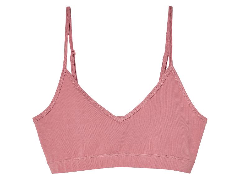 Soutien-gorge rose sans armatures.