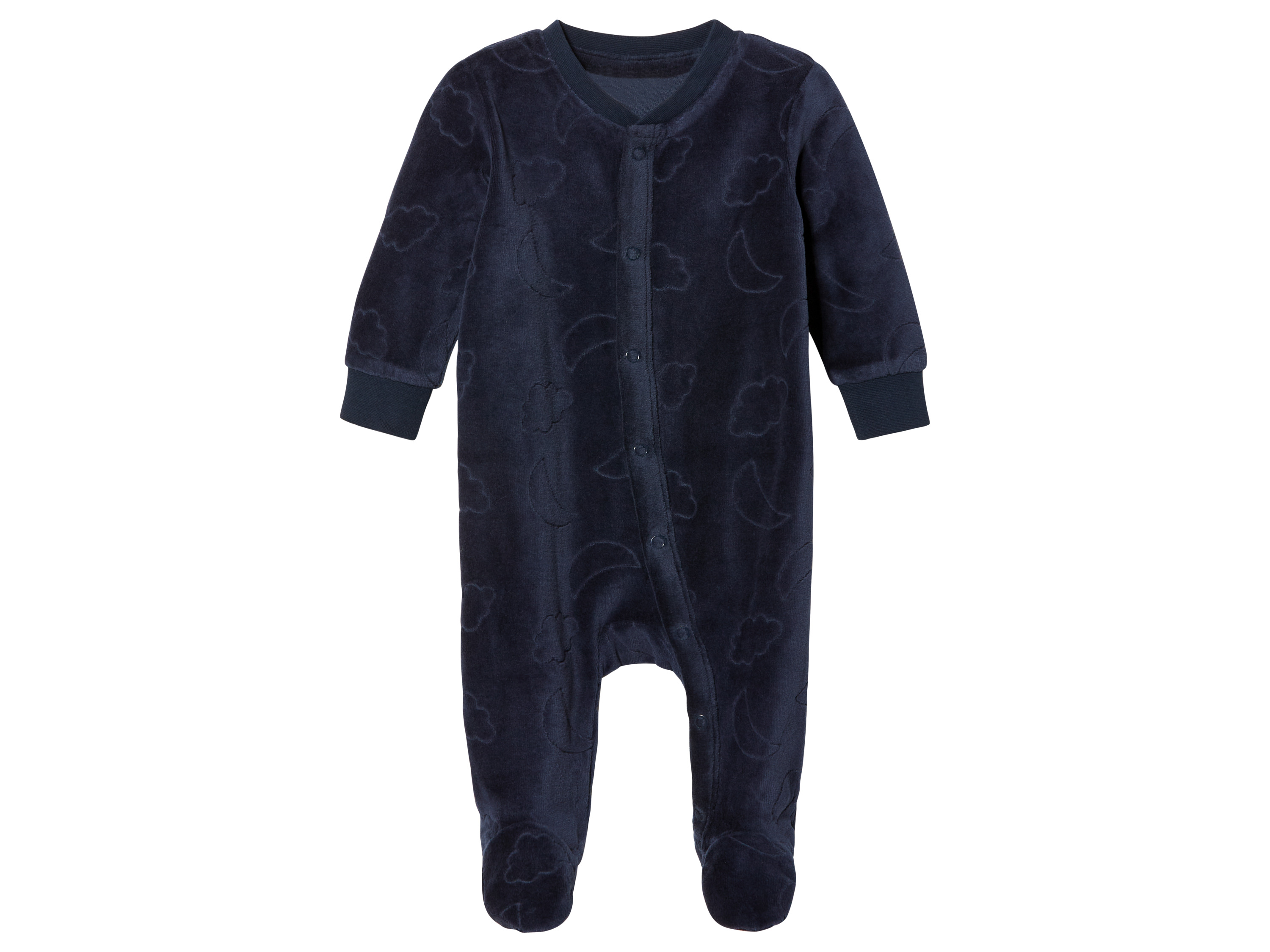 lupilu® Grenouillère bébé (bleu marine, 6-12 mois)