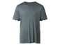 Un t-shirt gris foncé à col rond.