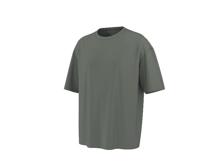T-shirt kaki ample à manches courtes