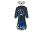 Un costume de la Mort avec un masque de crâne.