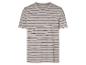 T-shirt rayé à col en V pour homme.