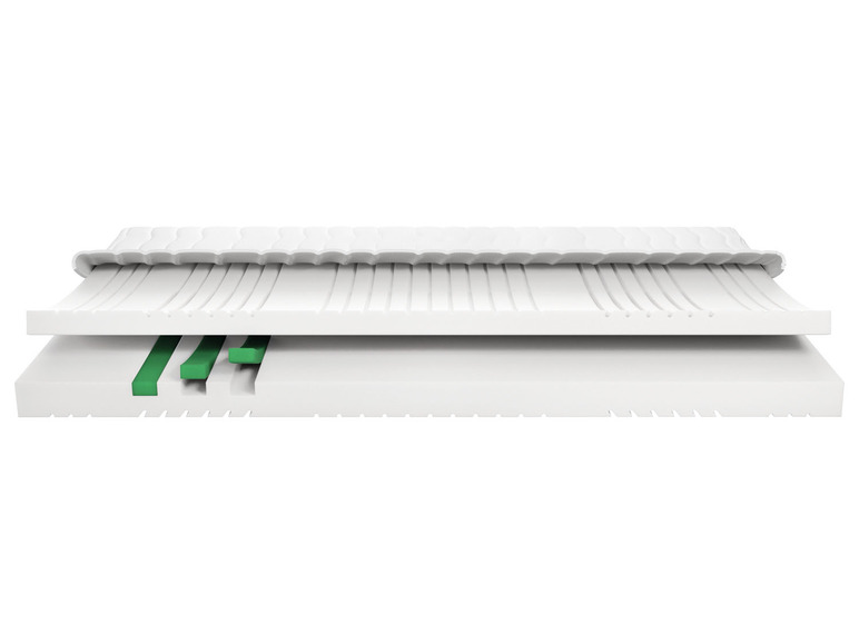 Aller en mode plein écran : LIVARNO home Matelas en mousse froide, 7 zones, H3, 140 x 200 cm - Image 5