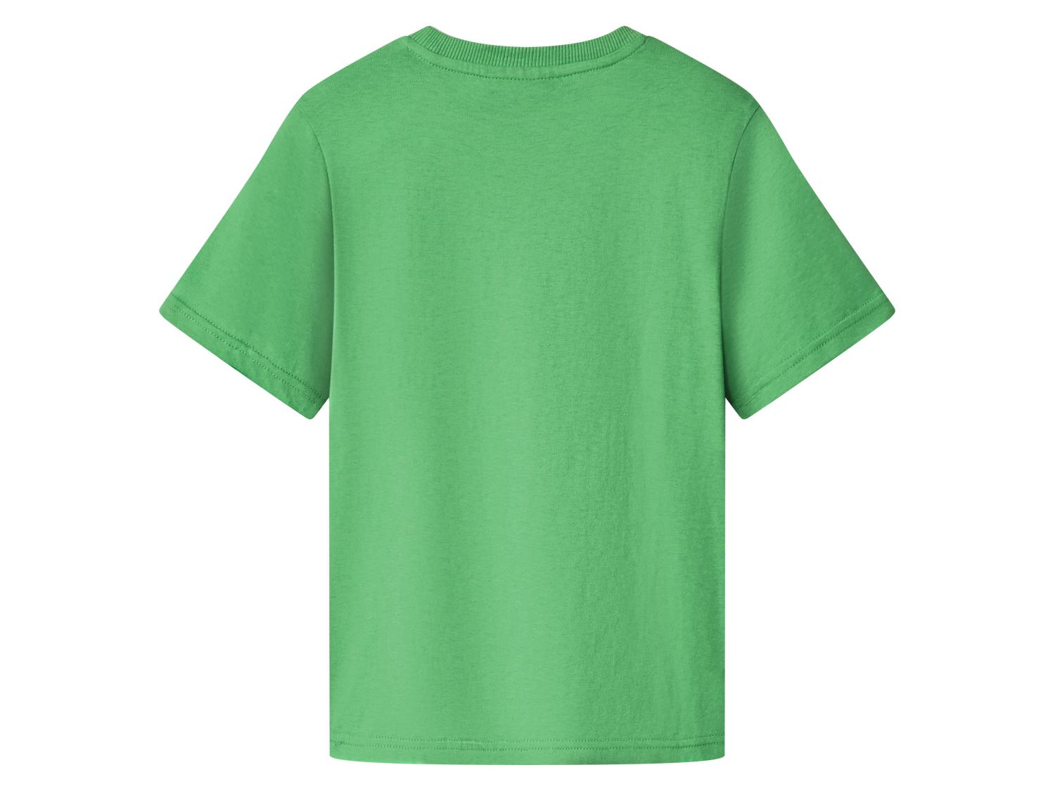 T-shirt Minecraft Vert Pour Garçon - Taille 7 Ans - 100% Coton