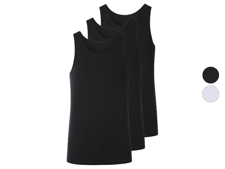 Lot de trois débardeurs noirs pour hommes