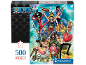 Puzzle de 500 pièces One Piece avec une illustration colorée d'anime.