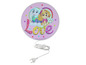 Veilleuse Paw Patrol avec Skye et Everest en rose avec des cœurs et l'inscription 'Love'.