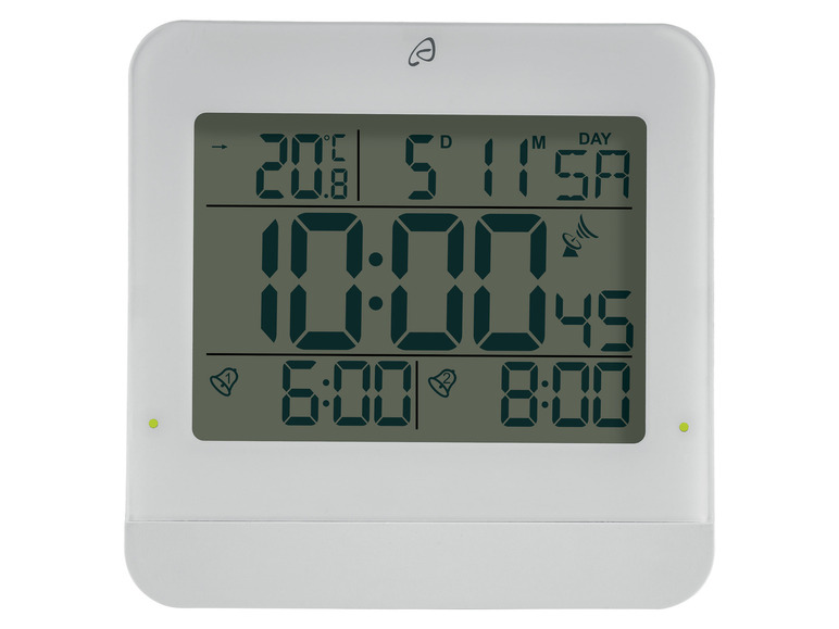 Aller en mode plein écran : AURIOL® Réveil LCD radioguidé 4-LD6403-1 - Image 2