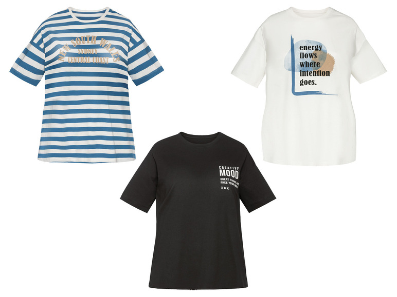 Aller en mode plein écran : esmara® T-shirt manches mi-longues femme - Image 1