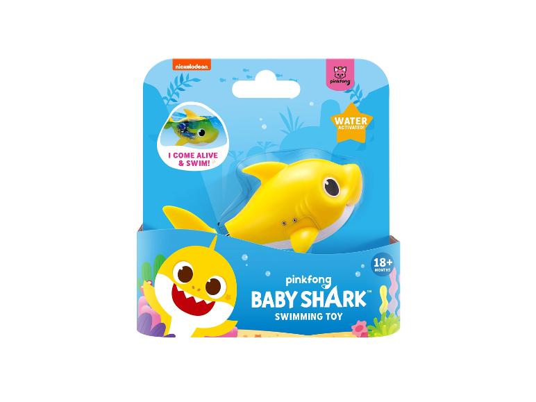 Jouet de bain Pinkfong Baby Shark, activé par l'eau, pour 18+ mois.