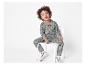Ensemble sweat-shirt et pantalon pour enfant, motif animaux gris.