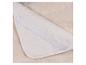 Surmatelas en laine d'agneau avec une sangle élastique blanche