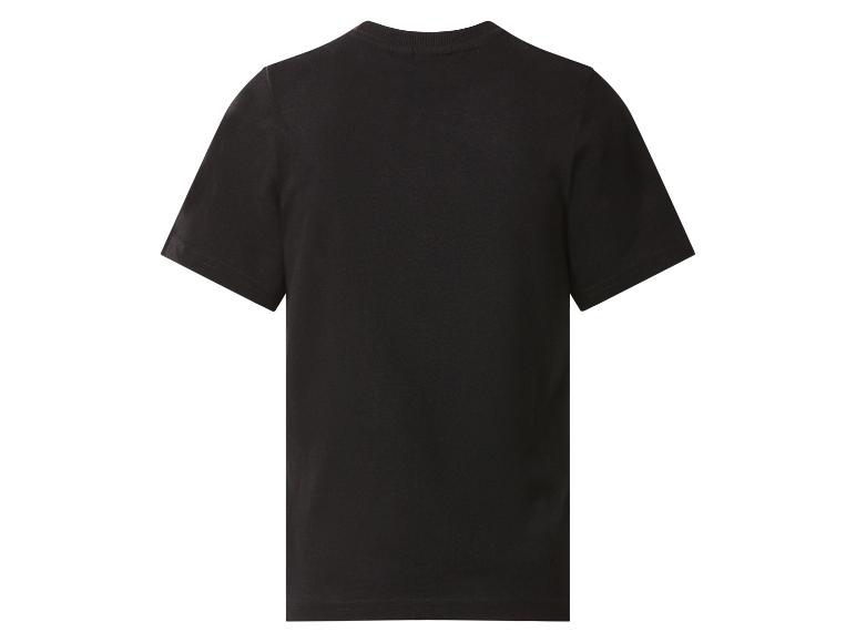 T-shirt noir à manches courtes pour homme, vue de dos