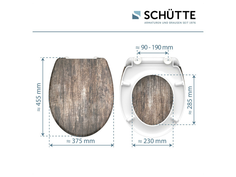 Aller en mode plein écran : Schütte Abattant WC, avec fermeture en douceur - Image 52