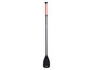 Une pagaie noire ajustable pour le paddleboard.
