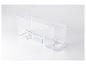Conteneur de rangement transparent en plastique pour réfrigérateur avec séparateurs