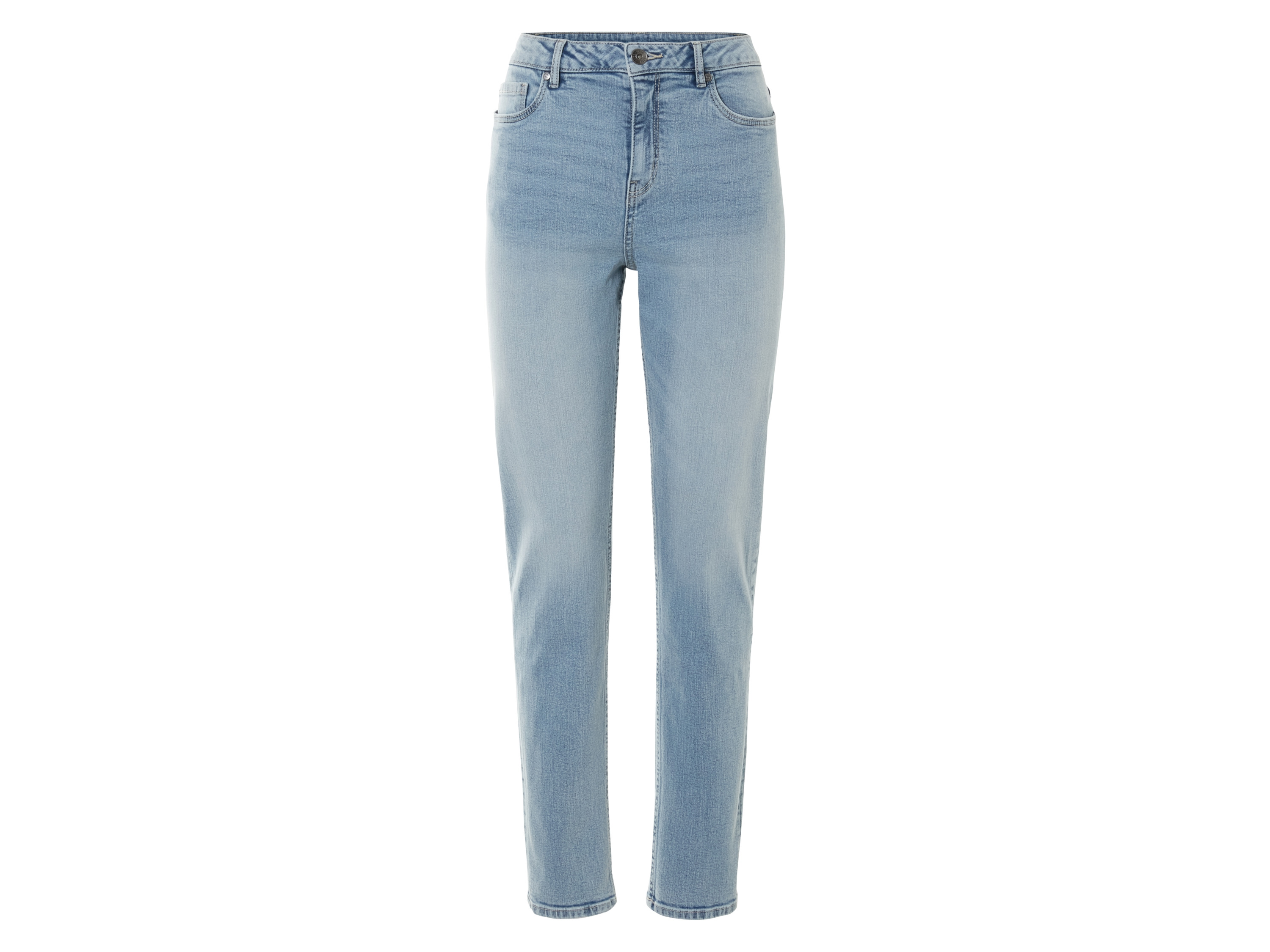 esmara® Jean droit femme (bleu clair denim, 36 (regular))