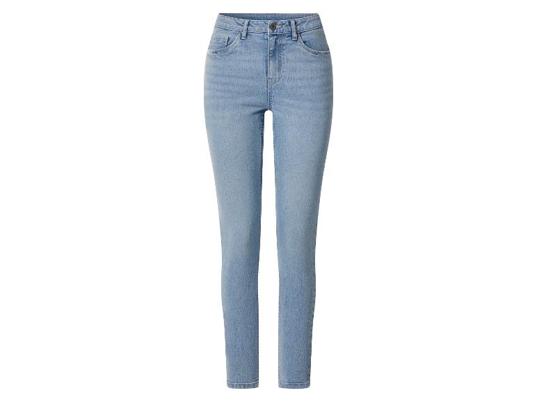 Jean skinny femme en denim bleu clair