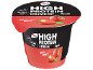Quark à la fraise riche en protéines, faible en gras et sans sucres ajoutés.