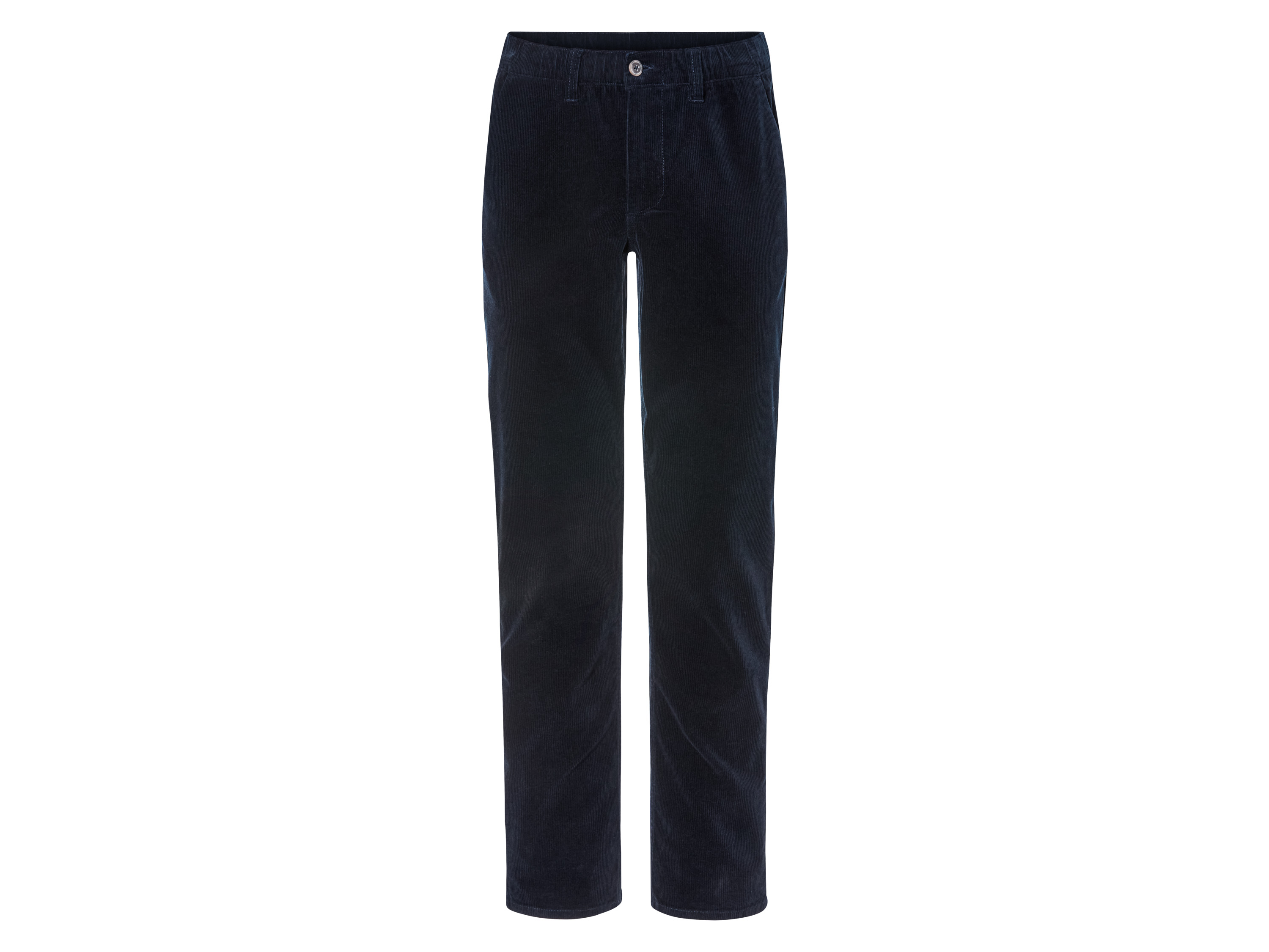 LIVERGY® Pantalon en velours homme (S, bleu marine)