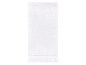 Serviette éponge blanche.